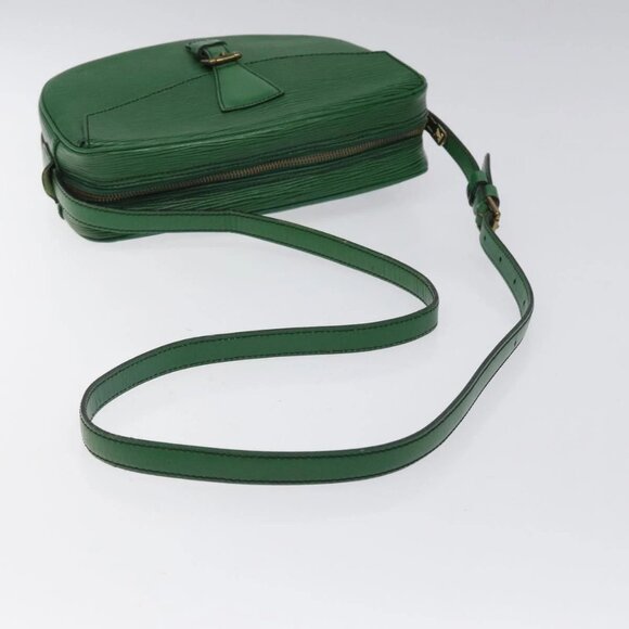 LOUIS VUITTON Epi Jeune Fille MM Shoulder Bag Green M52154 LV Auth 119058 - Picture 8 of 16